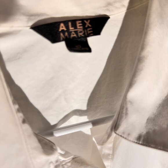 Alex Marie Long Sleeve Button-Up Blouse - Picture 2 of 4